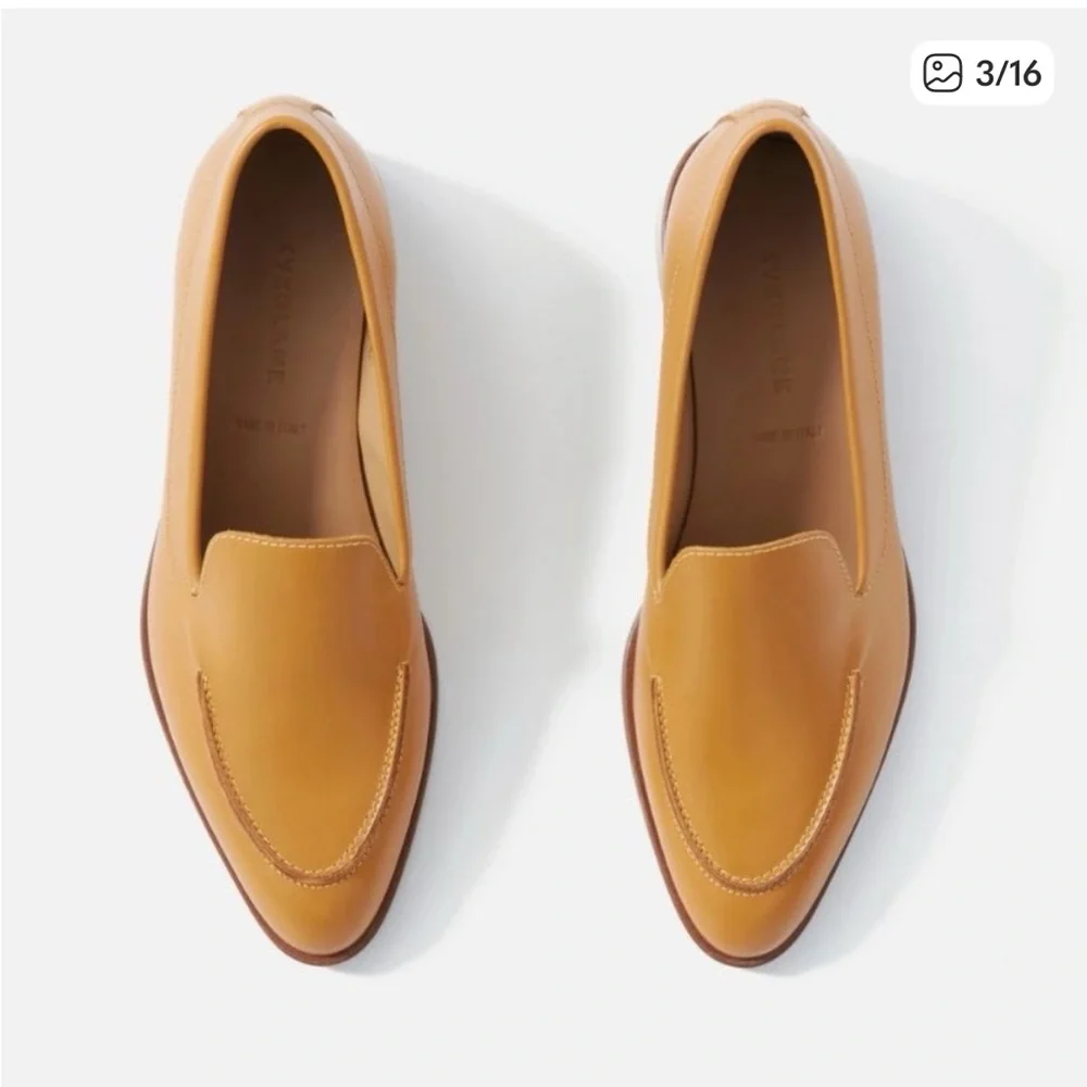 Everlane the modern loafer honey
